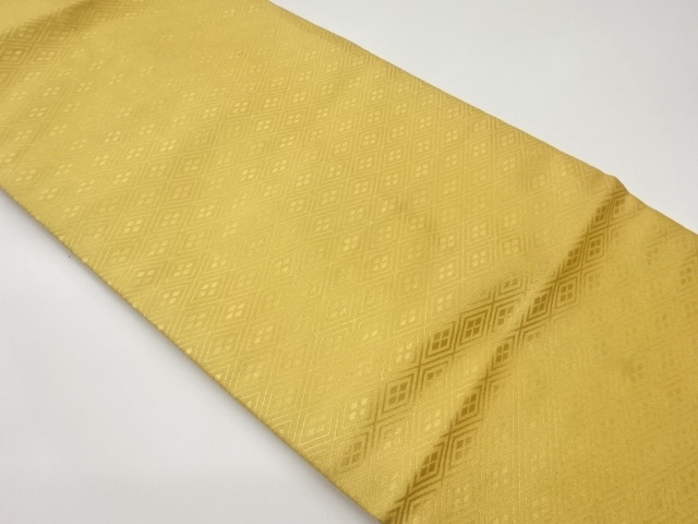 菱模様織出し名古屋帯